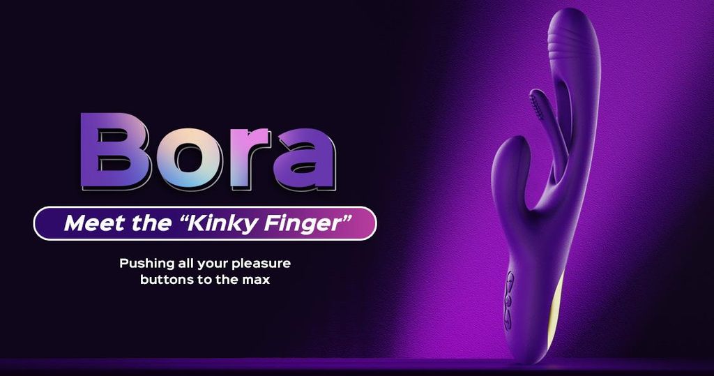 Bora-rabbit tapping vibrator